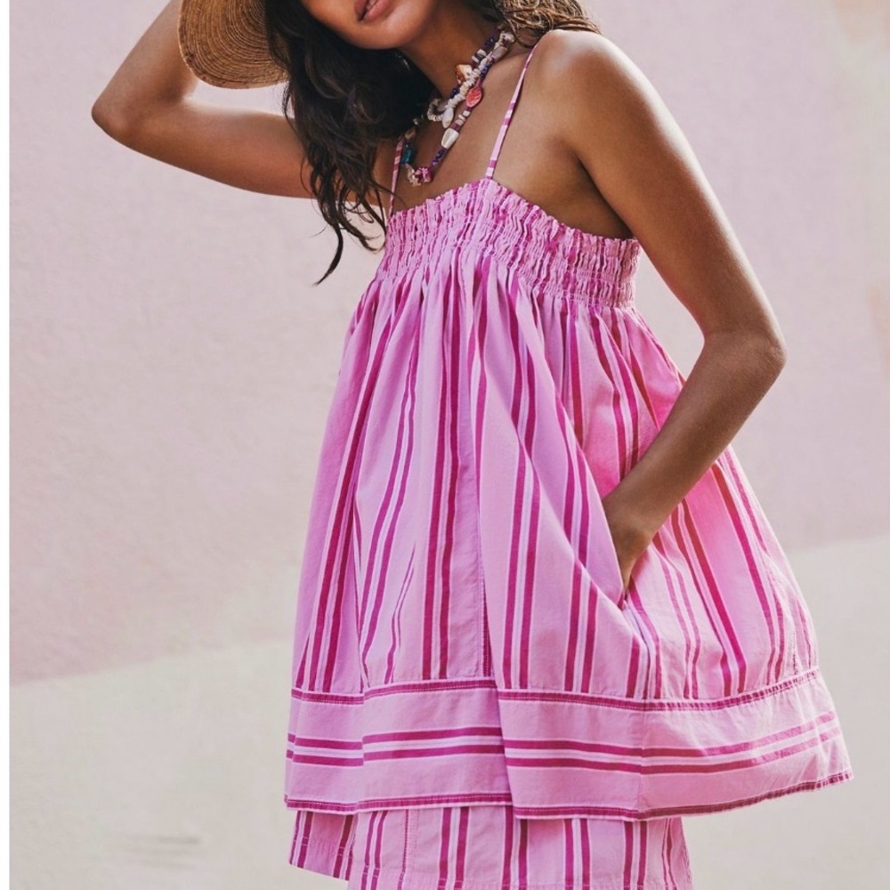 Free People We the Free Pajama Party Tunic